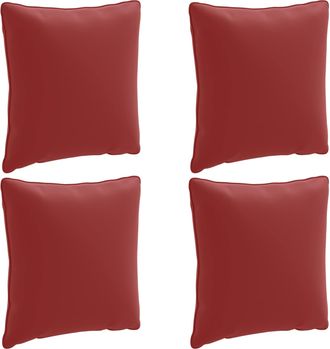 vidaXL Cojines De Respaldo De 4 Piezas Putten 4 Pcs 100% Poli&eacute;ster Vidaxl