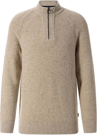 Barbour Maglione Troyer con mezza zip - - Knitwear - Uomo - Beige - M