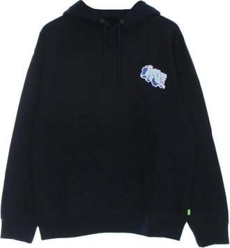 HUF Navy Heren Hoodie met Trekkoord Capuchon - Heren - Hoodies - Blauw - XL - Katoen - Hoodies & sweatvesten