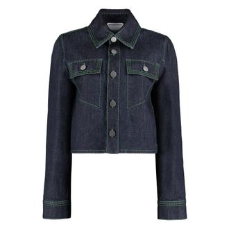 Bottega Veneta Mujer, Chaquetas, Azul, Talla: S