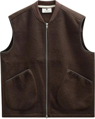 Anerkjendt Chaleco de Lana Merina Akrobin - Jackets - Hombre - Marr&oacute;n - M