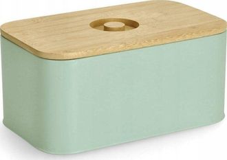 ZELLER Chlebak Puszka Recipiente Verde Para Pan