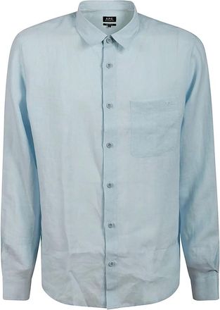 A.P.C. Hombre, Camisas, Azul, Talla: M