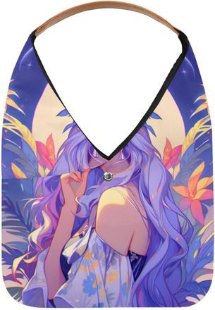 Generic Flamingo Girl Reusable Lightweight Grocery Bags - Foldable Into Compact Pouch, Washable & Sturdy, Multipurpose for Shopping and Travel