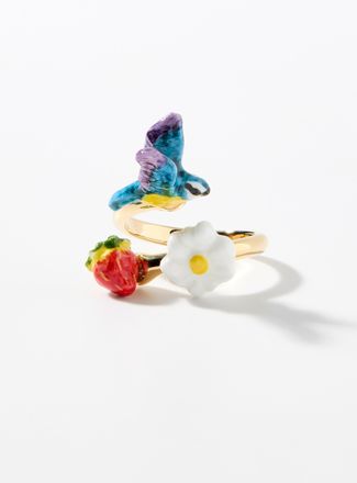 Nach Bijoux Womens Summer bird ring