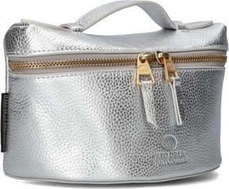 Fred De La Bretoniere Tassen, Dames, Grijs, ONE Size, Leer, Lori Handtas Glanzend Graanleer