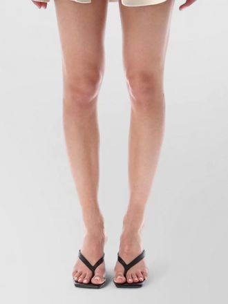 Self Portrait denim broderie anglaise mini skater dress