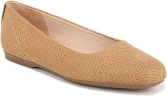 Dr. Scholls Womens Dr. Scholls Wexley Ballet Flats Tan Square Toe Slip On ZAP1691