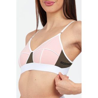 Moschino Womens Multicolor Cotton Bra Clothing