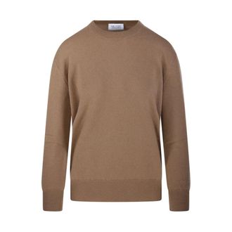 Be You Cashmere Knitwear, female, Brown, M, Lady14 Jumper Round Neck