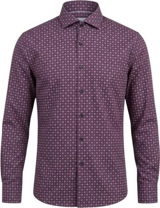 Xacus Formal Shirts - Heren - Zakelijke Overhemden - Paars - XL - Overhemden