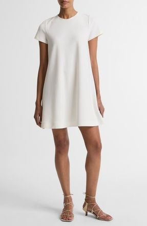 Vince Bias Swing Dress in Bone at Nordstrom, Size Xx-Small