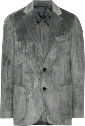 Lardini Special Line Drop 7 Jas - Heren - Blazers - Grijs - S - Katoen - Jassen