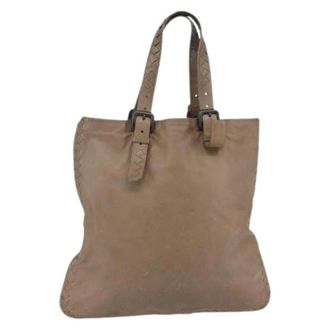 Bottega Veneta Pre-owned Tote Bags, female, Beige, Size: ONE SIZE Pre-owned Vintage Tote Bag