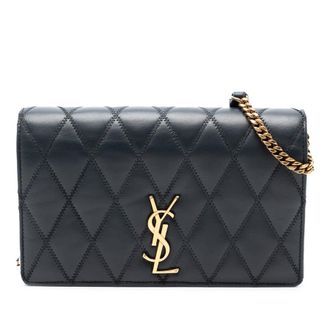Saint Laurent Pre-owned Saint Laurent Diamond Quilted Lambskin Angie Chain Bag PLB568906A.0519