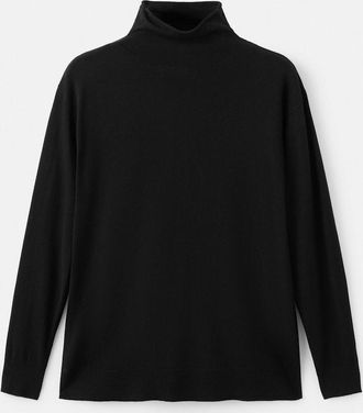 Mango Pullover maglia collo alto nero - Donna - XXS - MANGO