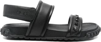 Ash Sandalen met Plateau en Studs - Dames - Sandalen - Zwart - 37 EU - Leer - Schoenen