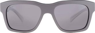 Ferragamo Salvatore Ferragamo Grey Square Mens Sunglasses SF1087S 058 56