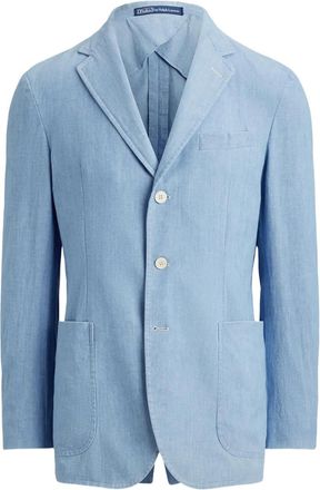 Polo Ralph Lauren Chambray blazer - Blauw