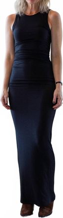 &Eacute;terne Sleeveless Crewneck Maxi Dress In Black