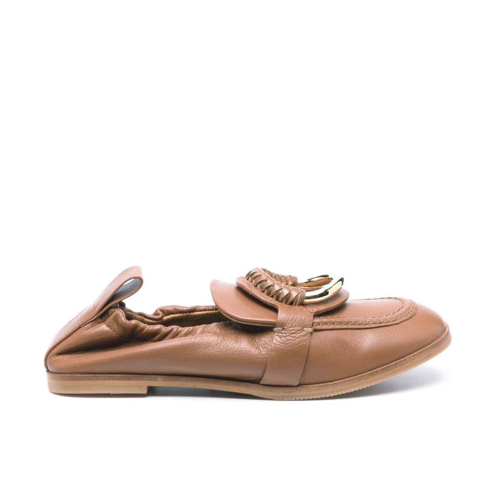 【関税＆送料込み】ChloAC Flat Shoes See By Chloe Red Zip Bow leather ballet flats US 5/EU 36 | eBay