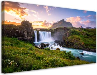Feeby Impresi&oacute;n De Imagen, Paisaje Cascada Naturaleza, 120x60