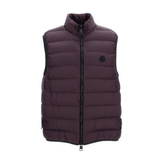 Moncler Vests, male, Purple, Size: 2XL Deneb Down Vest
