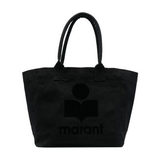 Isabel Marant Shopping Bags, female, Black, ONE SIZE, Small Yenky Tote Bag