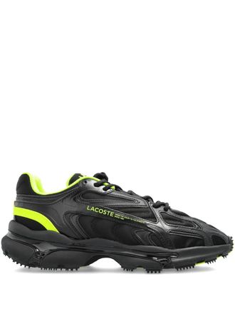 Lacoste L003 2K24 lace-up sneakers - men - Polyester/Rubber/Polyurethane/Fabric - 10.5 - Black