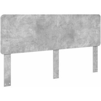 vidaXL Cabecero Gris Concreto 200 Cm Madera Contrachapada Vidaxl