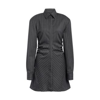 Dondup Chemisier Mini Dress - female - Dondup - Shirt Dresses - Gray - S - Dresses