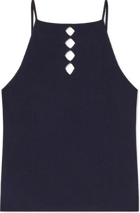 Sita Murt/ Womens Openwork Knit Cami In Navy