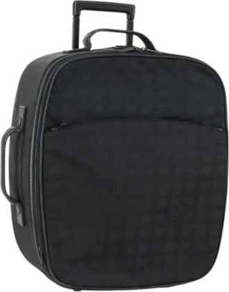 Chanel Pre-owned Weekend Bags, female, Black, Size: ONE SIZE Pre-owned Nylon Weekend Bag