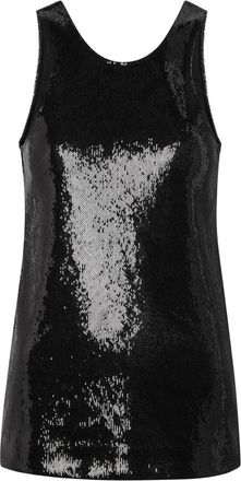 Toteme Sequin Tank top - Black - S (UK8-10 / S)