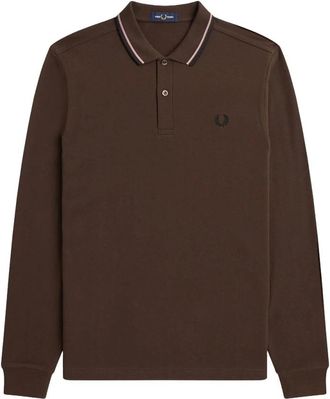 Fred Perry Polo Shirt - Heren - Polos - Bruin - L - Katoen - Tops