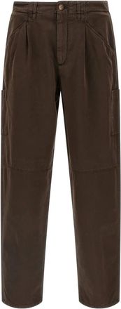 Brunello Cucinelli Heren, Broeken, Bruin, Maat: 3XL Katoen