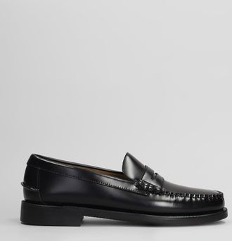 Sebago Classic Dan Loafers In Black Leather
