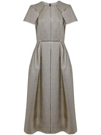 Dice Kayek panelled dress - Silver
