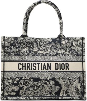 Dior Pre-owned Dior Medium Canvas Embroidered Dioriviera Toile De Jouy Book Tote Ladies 188C264RQROX48VE