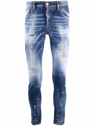 Dsquared2 Jeans dritti Eviction Notice - Blu