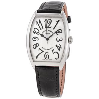 Franck Muller Pre-owned Franck Muller Cintree Curvex Silver-tone Dial Unisex Watch 6850 B SC (AC)
