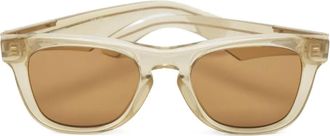 Burberry Occhiali da sole con montatura wayfarer - Toni neutri