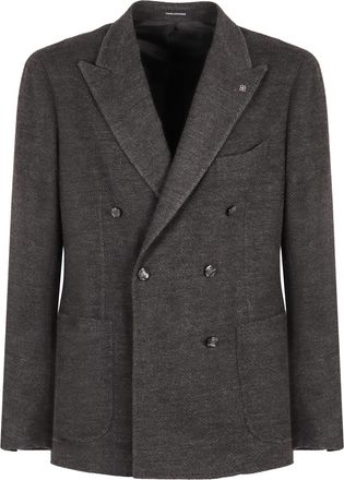 Tagliatore Double-breasted Wool Blend Jacket