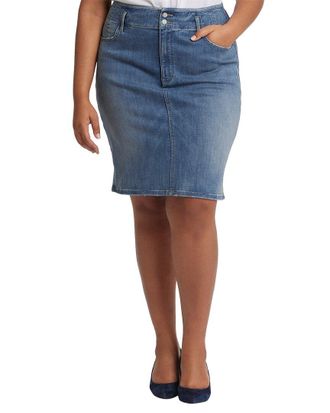 NYDJ Nydj Plus High-Rise Hollywood Waist Skirt