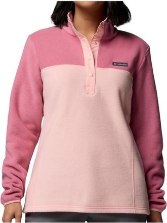 Columbia Benton Springs 1/2 Snap Pull Over II Fleecepullover f&uuml;r Damen | rosa