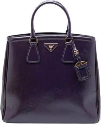 Prada Pre-owned Handbags, female, Purple, Size: ONE SIZE Pre-owned The Parabole