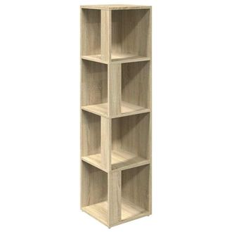 vidaXL Vidaxl - Mueble De Esquina Madera Contrachapada Roble Sonoma 33x33x132cm