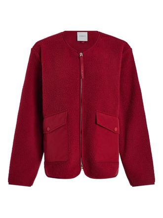 Varley Marina kraagloos fleece jack - Rood