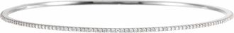 Diamond2Deal 14k Gold 1 CTW Lab-Grown Diamond Stackable Bangle Bracelet 8