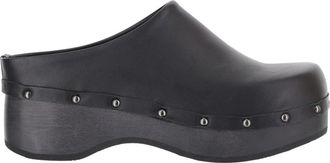 Scholl Schoenen, Dames, Zwart, 41 EU, Leer, Pescura Naima Clog